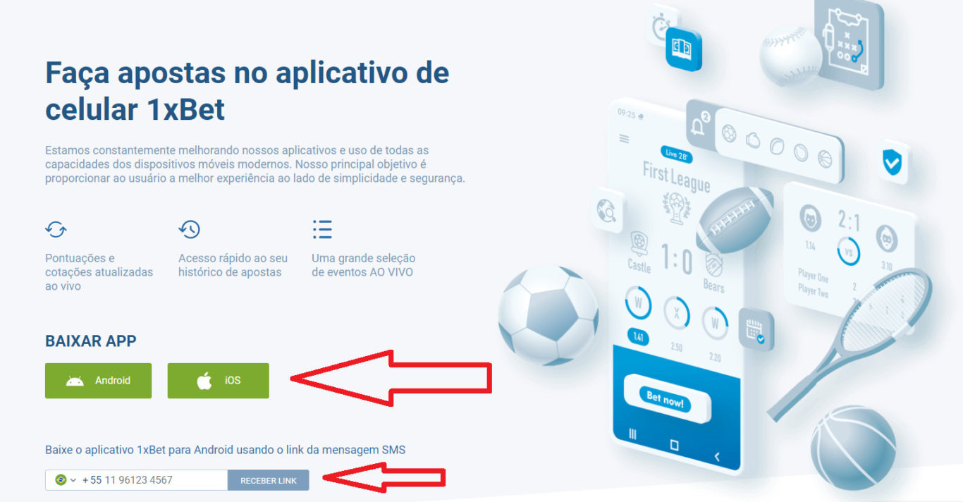 Como baixar aplicativo 1xBet para Android