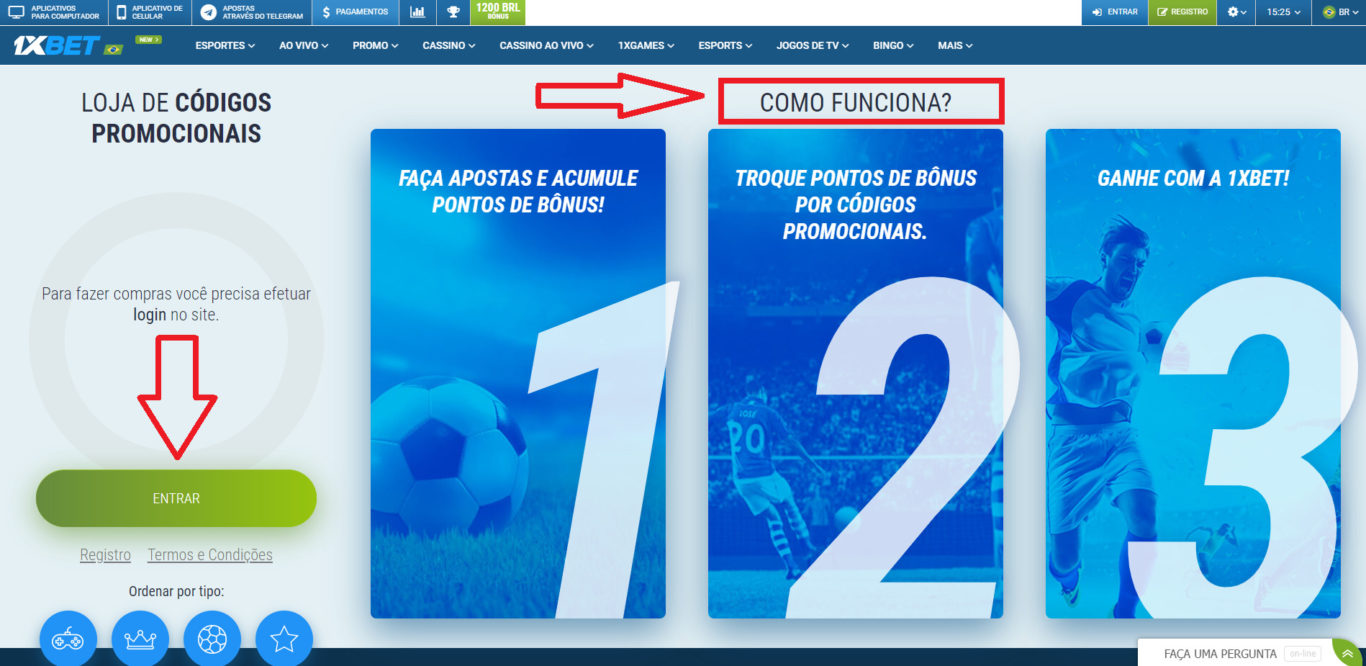 Código promocional 1xBet